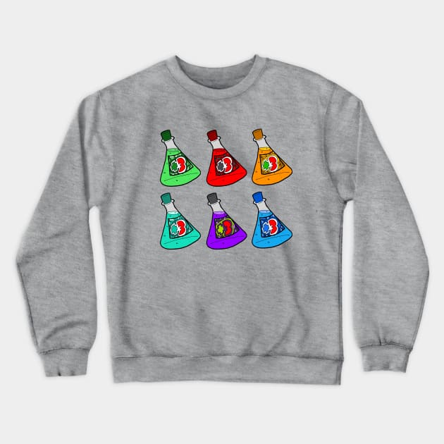 Energy Potion Six-Pack Crewneck Sweatshirt by Durvin